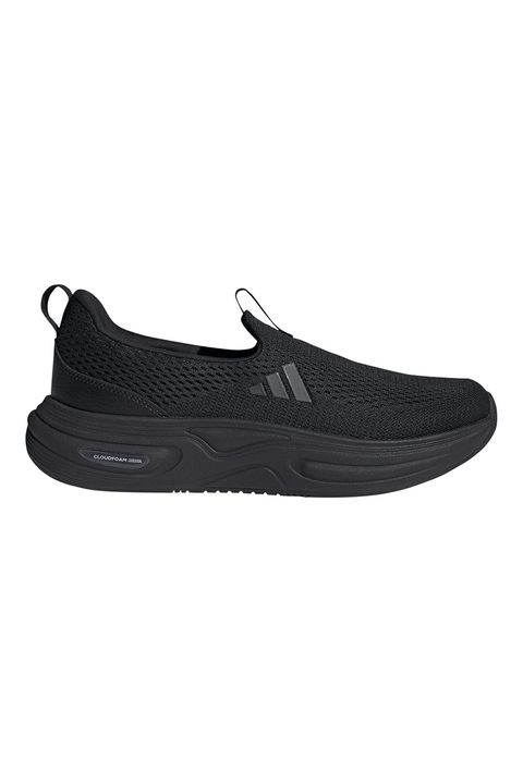 adidas Sportswear, Pantofi sport Cloudfoam Cuxxion slip-on low-cut, Negru/Negru stins