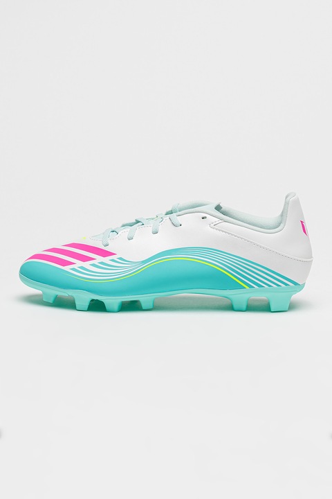 adidas Performance, Футболни бутонки F50 MESSI CLUB, Бял/Тъмен тюркоаз