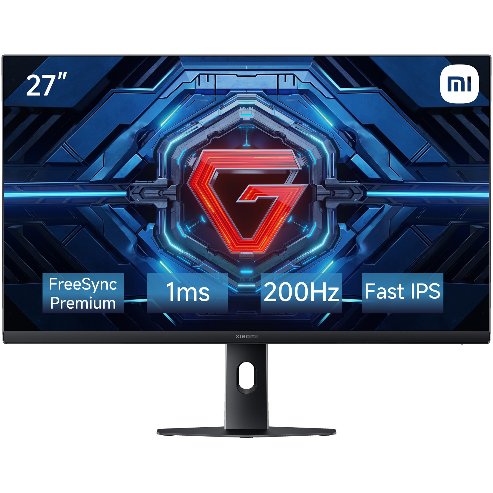 Monitor Gaming LED IPS Xiaomi G27i 2026 27", Full HD (1920x1080), 200Hz, 1ms GTG, AMD FreeSync Premium, HDMI, DisplayPort, VESA, negru