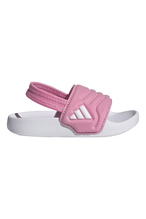adidas Sportswear, Adilette sarokpántos szandál, Fehér/Rózsaszín