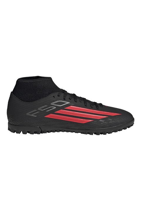 adidas Performance, F50 Club logós textil sneaker, Piros/Fekete