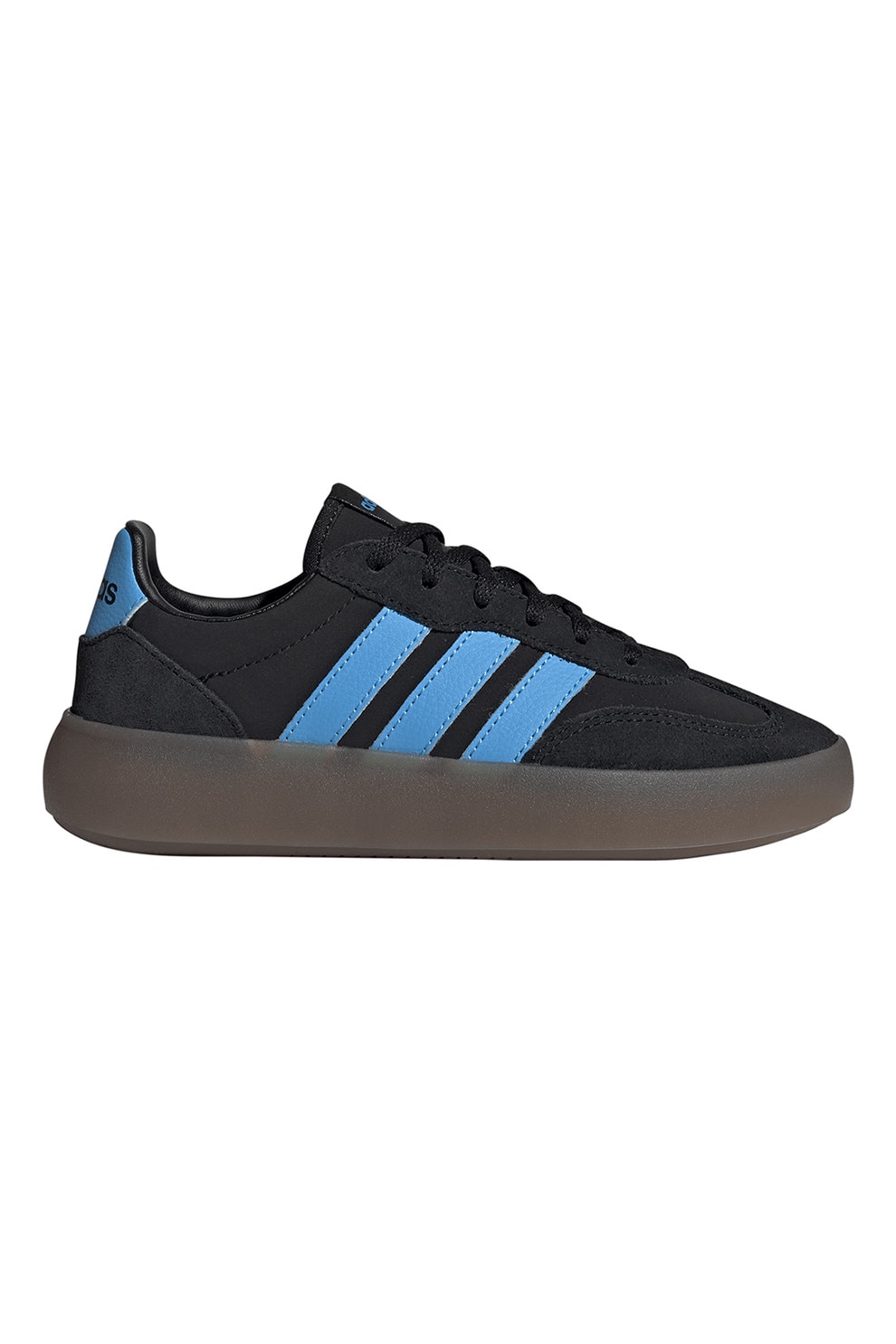 adidas Sportswear, Pantofi sport Barreda Decode cu detalii din piele intoarsa, Albastru pastel, Negru, 38 EU
