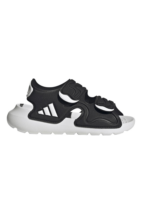 adidas Sportswear, Sandale cu velcro Altaswin 3, Alb/Negru