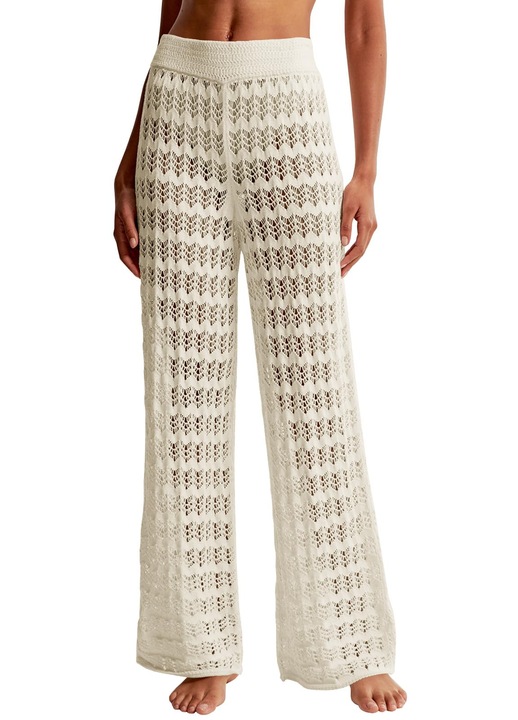 Pantaloni de , talie picioare（10125）, Bej