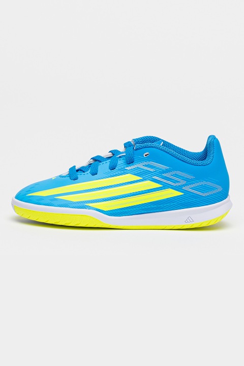 adidas Performance, Pantofi low-cut F50 Club pentru fotbal, Verde neon/Albastru neon