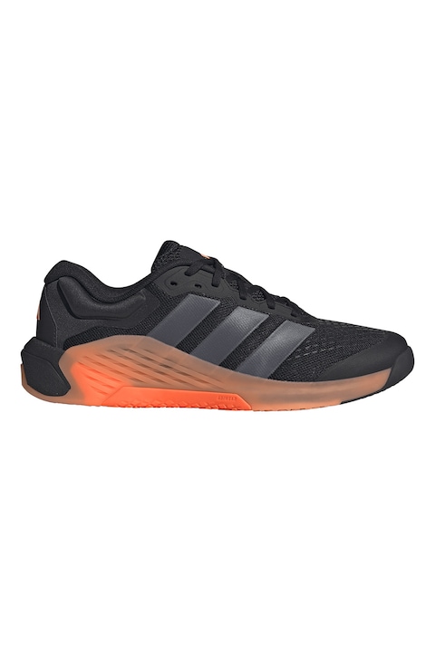 adidas Performance, Pantofi Dropset 4 Power pentru antrenament, Negru/Portocaliu mandarina