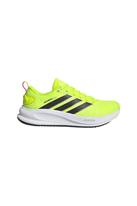 adidas Performance, Supernova Ease 2 futócipő, Fekete/Neonzöld
