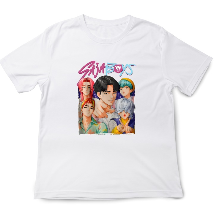 Gyermek póló Saja Boys Soda Pop K-Pop Demon Hunters, Fehér