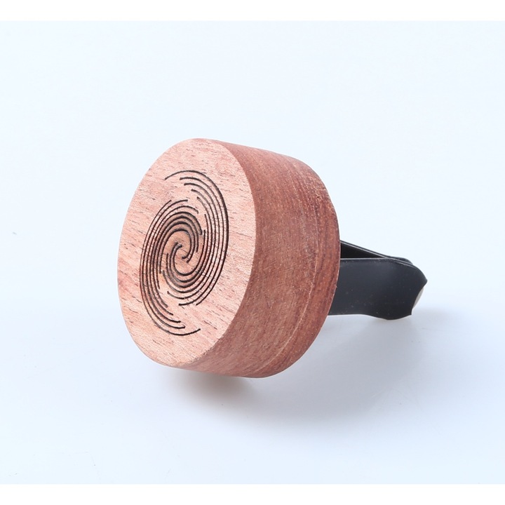 Difuzor aromaterapie auto Herusi lemn natural mini 35x15mm