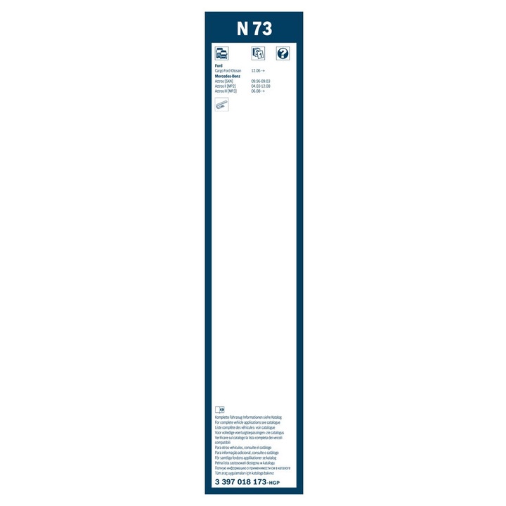 Lamela Ablaktörlő 3397018173 Ford Cargo 2 Mercedes-Benz Actros/Actros Mp4 / Mp5