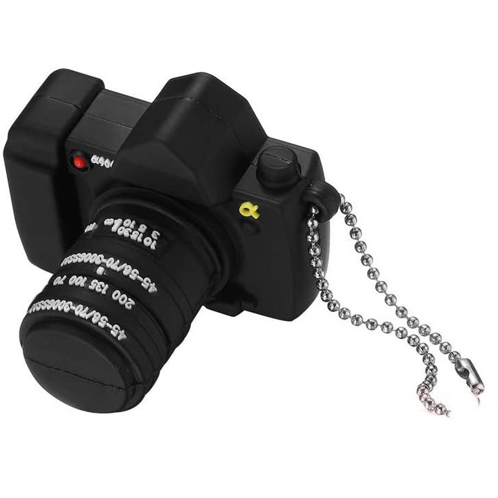 Herusi USB memória 16GB/32GB/64GB, mini kamera modell, USB 2.0, többszínű