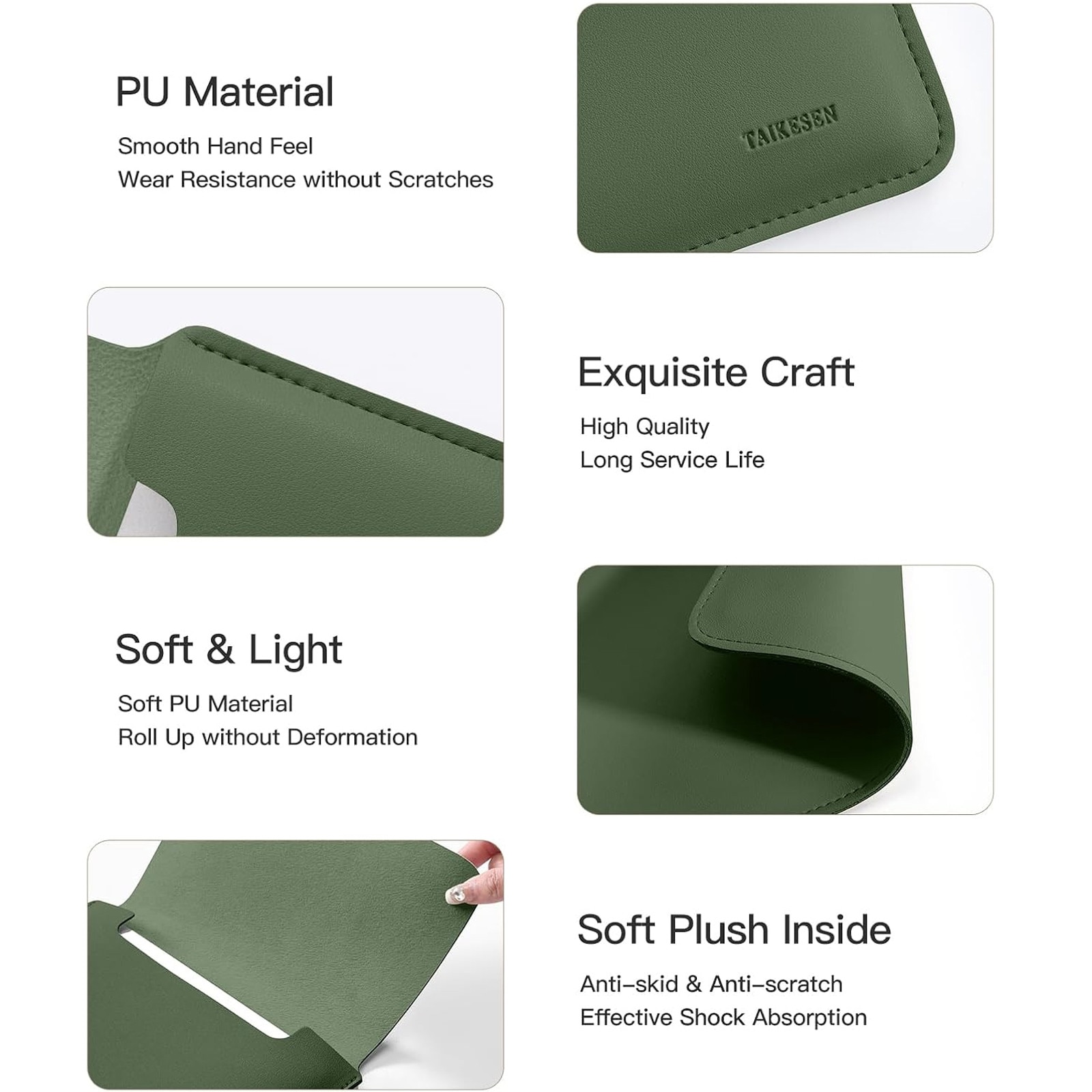 Husa Laptop, Asskanaer, 2 în 1, Rezistent la apă și zgârieturi, Verde, 35x25.5x1cm
