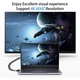 Cablu Micro HDMI la HDMI HERUSI spiralat, flexibil, unghi drept, 1.2m, negru