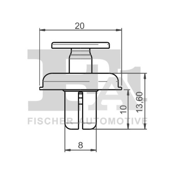 Klipek, dekoratív burkolat és védelem 74-20002.25 Honda Accord 5/Accord 5 Aerodeck/Accord 6/Accord 7/Accord 8/City 4