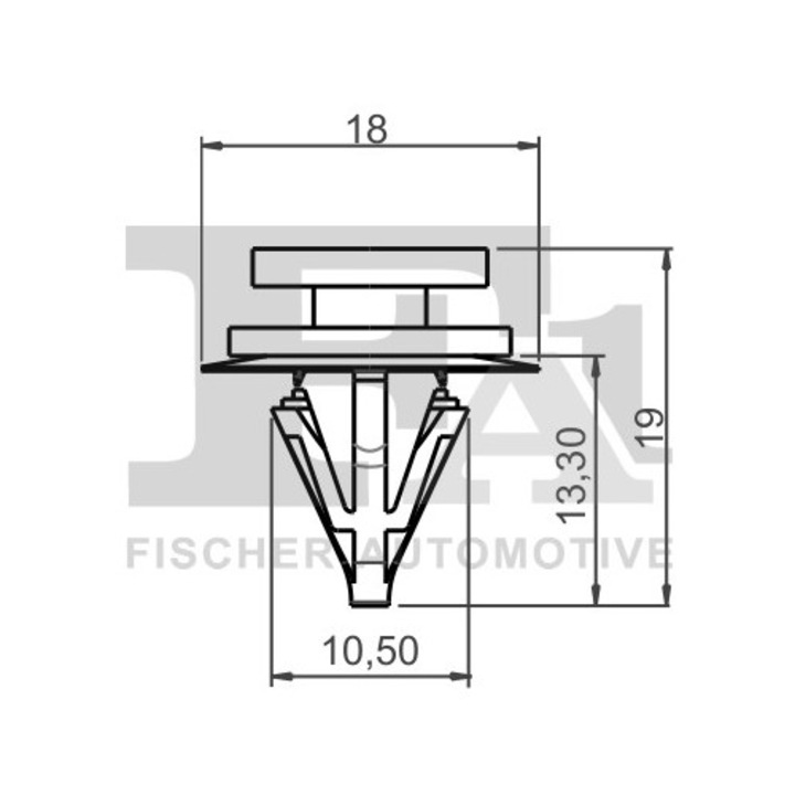 Clips, Acoperire Decorativa Si Protectie 22-40008.25 Renault Clio 3/Espace 4/Kangoo/Kangoo / Grand Kangoo 2/Laguna 2