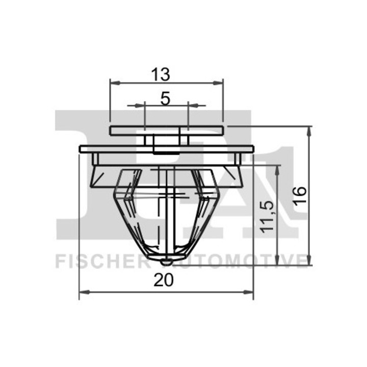 Щипки, Декоративно покритие и защита 11-40039.5 Vw Transporter T5