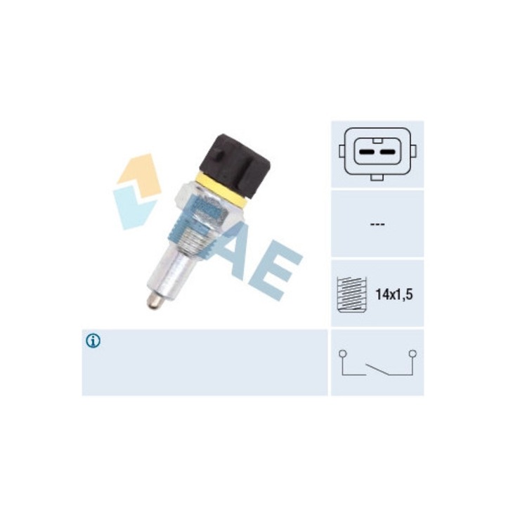Kapcsoló, Tolatólámpa 40570 Audi 100 C4/80 B4/A4 B5/A6 C4/A6 C5/A8 D2/Coupe B3/V8 Citroën Ax/Bx/C15/Evasion/Jumpy 1