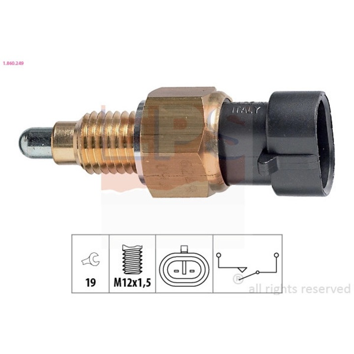 Comutator, Lampa Marsalier 1.860.249 Abarth Grande Punto Alfa Romeo 159/Brera/Mito/Spider Cadillac Bls Citroën Jumper 2