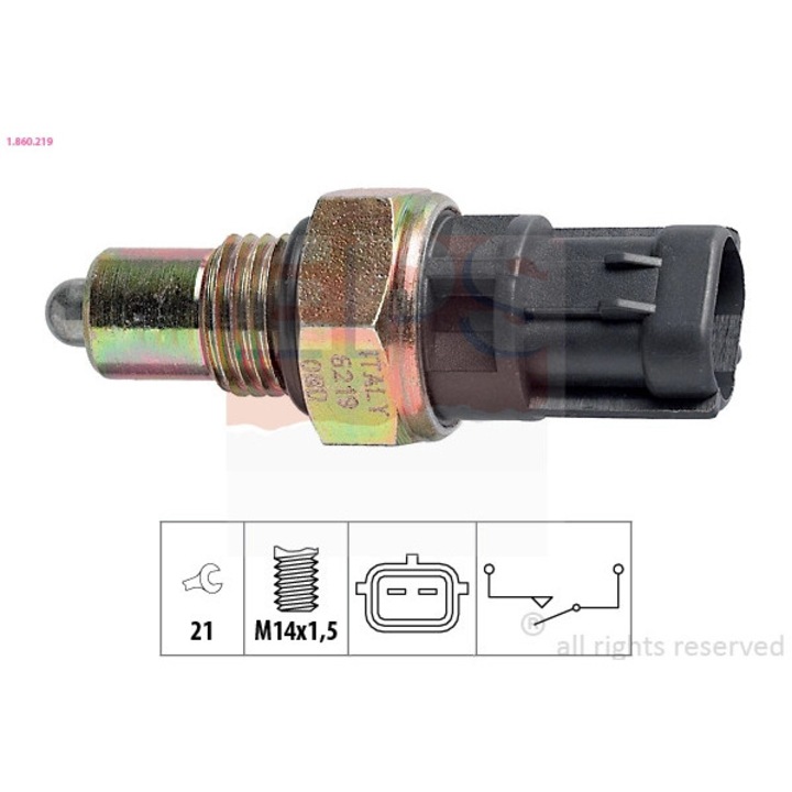 Comutator, Lampa Marsalier 1.860.219 Fiat Sedici Nissan Pixo Opel Agila Subaru Justy 2/Justy 3 Suzuki Alto 7/Celerio/Sx4
