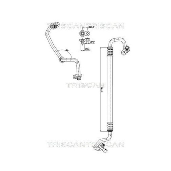 Променлив налягане на тръбата, климатик 901043004 Hyundai Tucson Kia Sportage 4