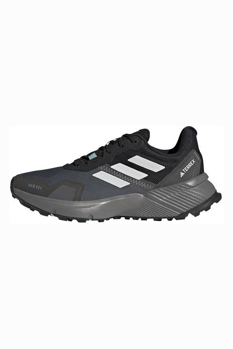 adidas Performance, Pantofi pentru alergare pe teren accidentat Terrex Soulstride, Negru/Gri carbune/Gri inchis