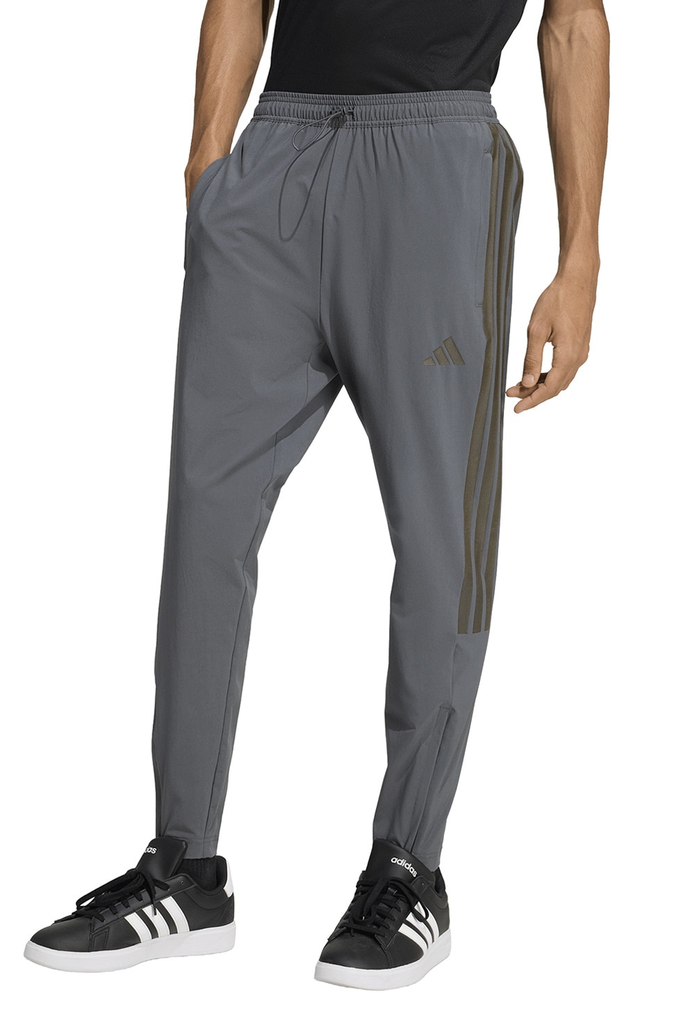 adidas Sportswear, Pantaloni de trening regular fit Toro, Maro deschis, Gri inchis, L