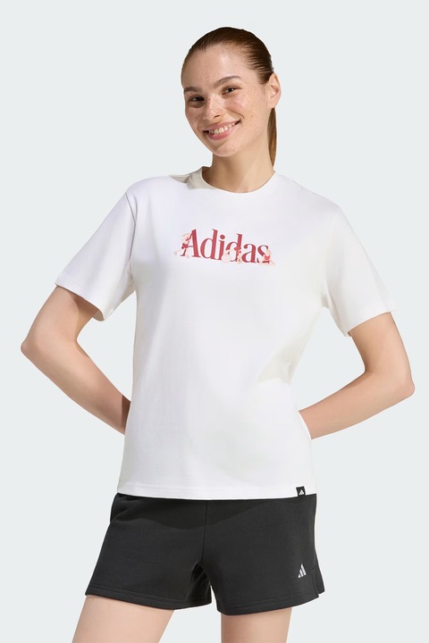 adidas Sportswear, Logós puha pamutpóló, Fehér
