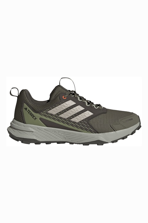 adidas Performance, Pantofi Tracefinder 2 pentru alergare pe teren accidentat, Kaki/Verde sparanghel