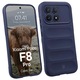 Husa Bizon Case Tur pentru Xiaomi POCO F8 Pro, Albastru marin