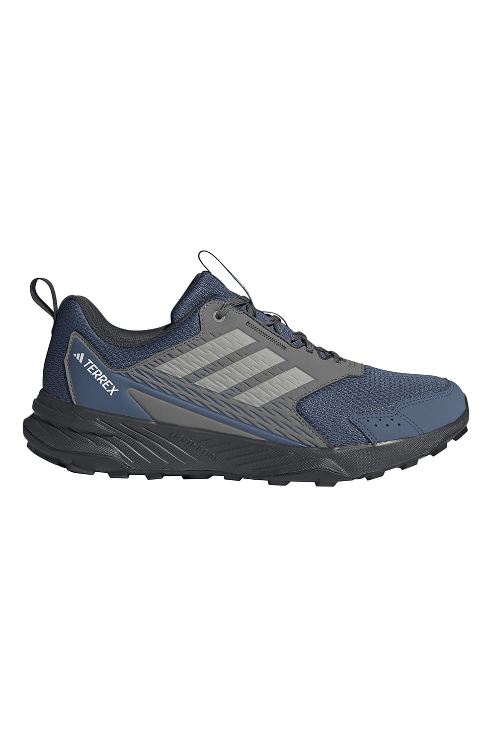 adidas Performance, Pantofi Tracefinder 2 pentru alergare trail, Albastru inchis, Gri inchis, 7.5