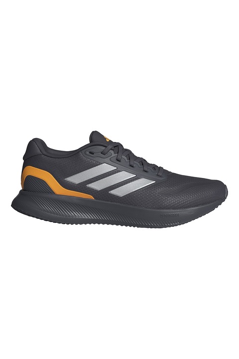 adidas Performance, Pantofi Runfalcon 5 pentru alergare, Negru/Portocaliu/Gri cenusiu