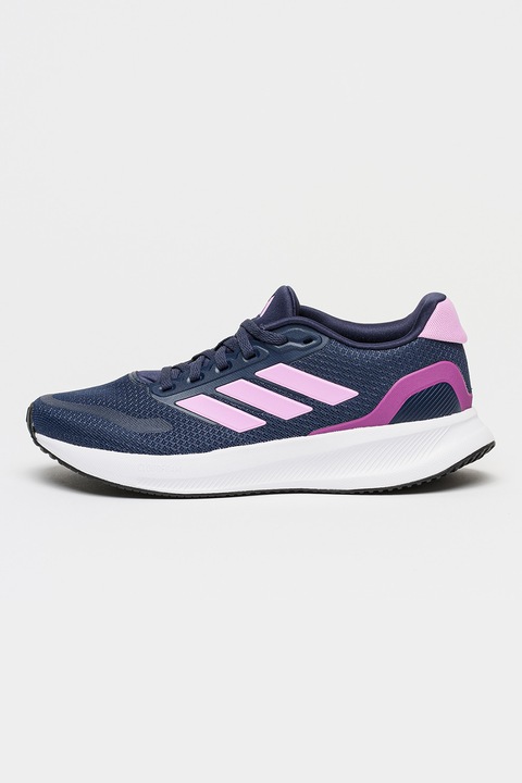adidas Performance, Runfalcon 5 hálós futócipő szintetikus részletekkel, Rózsaszín/Mélylila
