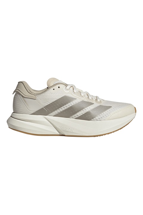 adidas Performance, Pantofi Duramo Speed 2 pentru alergare, Alb fildes/Maro taupe deschis/Bej deschis