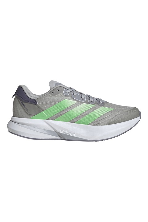adidas Performance, Duramo Speed 2 futócipő, Világosszürke/Limezöld
