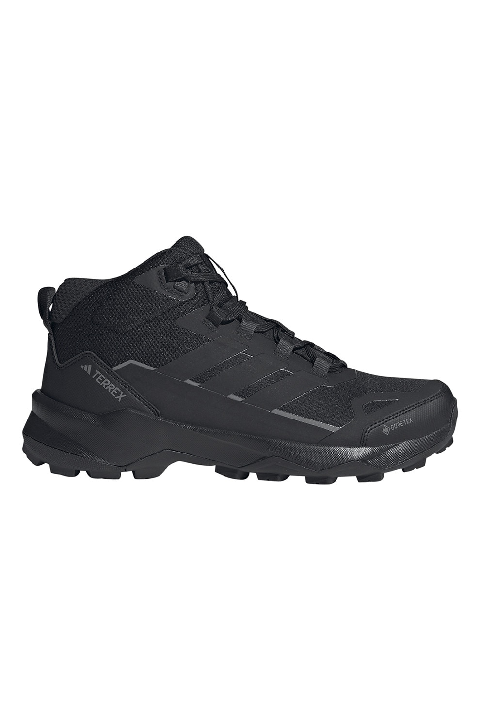 adidas Performance, Pantofi Sky Chaser mid-cut pentru drumetii, Negru, 8