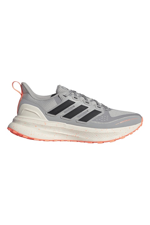 adidas Performance, Pantofi Ultrarun 5 cu finisaj rezistent la apa pentru alergare, Negru/Gri deschis/Portocaliu