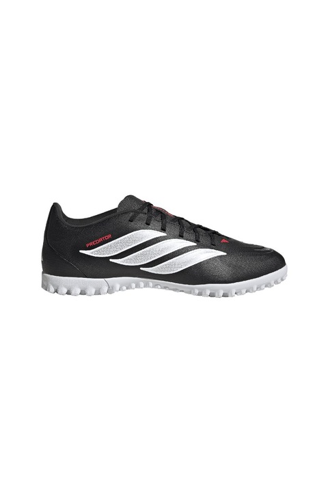 adidas Performance, Pantofi Predator Club TF pentru fotbal, Alb/Negru