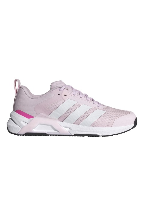 adidas Performance, Pantofi Dropset Control low-cut pentru antrenament, Roz aprins/Roz pastel/Alb optic