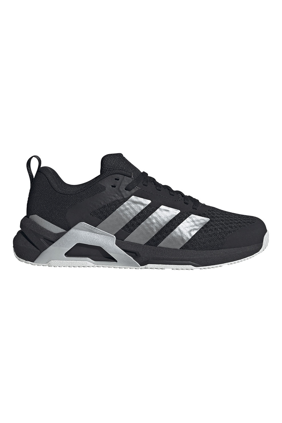 adidas Performance, Pantofi Dropset Control low-cut pentru antrenament, Negru, Argintiu, 6