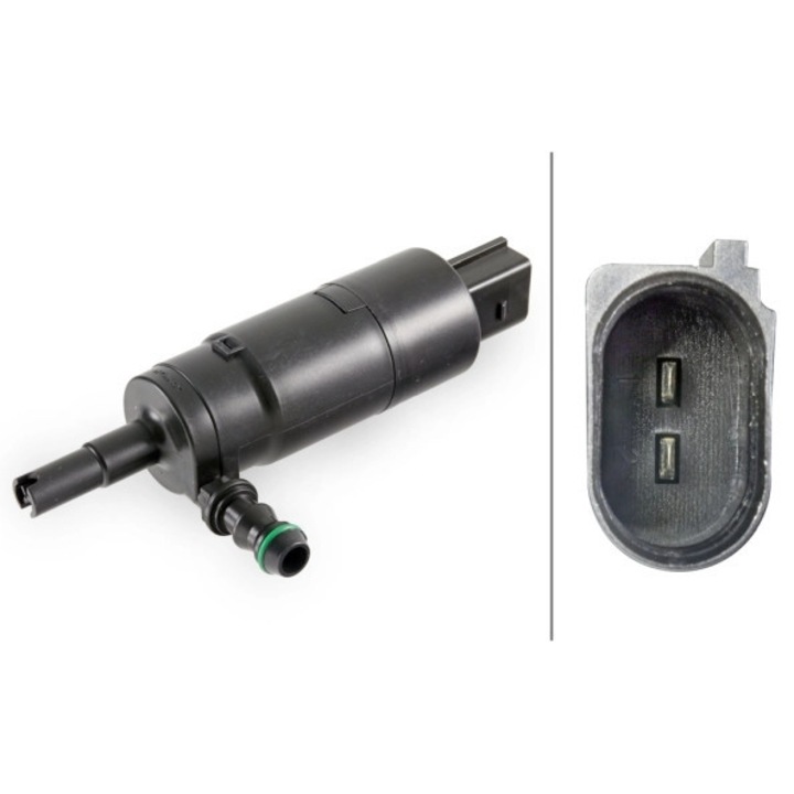 Vízpumpa, fényszórómosó 8Tw006849-031 Audi A2/A3/A4 B6/A4 B7/A4 B8/A4 B9/A7/A8 D3/A8 D4/Q5/Q7/R8/Tt Bmw 3/5/7/X5/Z8