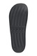 adidas Sportswear, Papuci unisex cu logo Adilette, Negru, Alb optic, 4