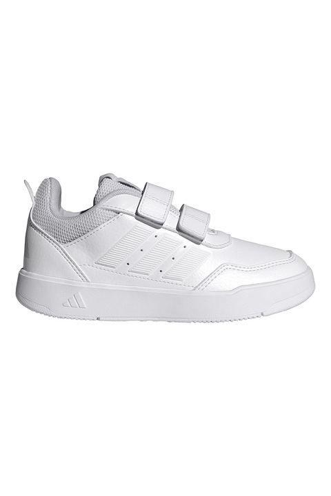 adidas Sportswear, Маратонки Tensaur Sport 3.0 от еко кожа с велкро, Бял