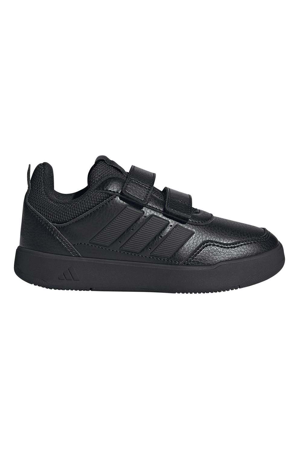 adidas Sportswear, Pantofi sport Tensaur Sport 3.0 de piele ecologica cu velcro, Negru stins, 35 EU