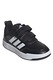 adidas Sportswear, Маратонки Tensaur Sport 3.0 от еко кожа с велкро, Черен/Бял