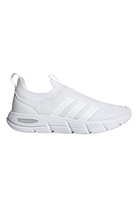 adidas Sportswear, Pantofi sport Cloudfoam Flex slip-on, Alb optic