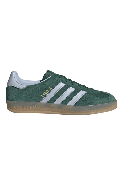 adidas Originals, Gazelle nyersbőr sneaker, Fehér/Karamellbarna/Páfrányzöld