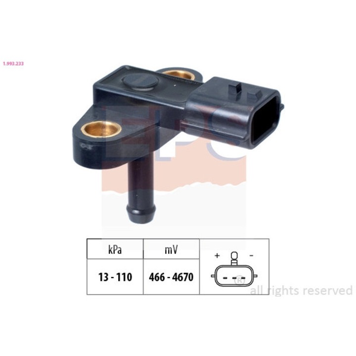 Senzor Presiune Aer 1.993.233 Infiniti Ex/Fx/G/M/Q70/Qx50 1 Nissan 10-Trail 3/370Z/Juke/Qashqai 2 Renault Koleos 2