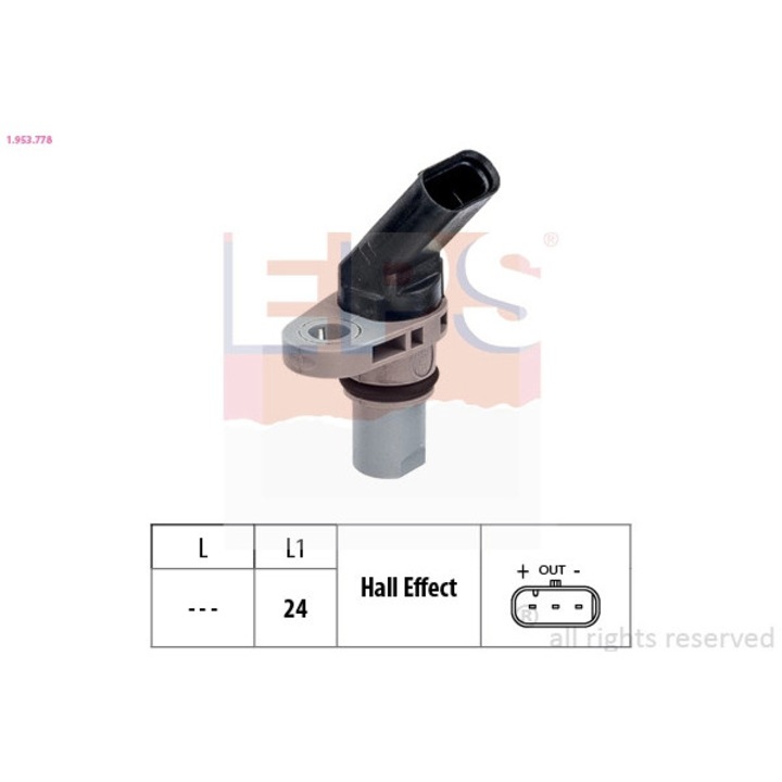 Senzor, Turatie Motor 1.953.778 Audi A1/A3/Tt Seat Altea/Leon/Toledo 4 Skoda Fabia 2/Octavia 2/Roomster/Roomster Praktik