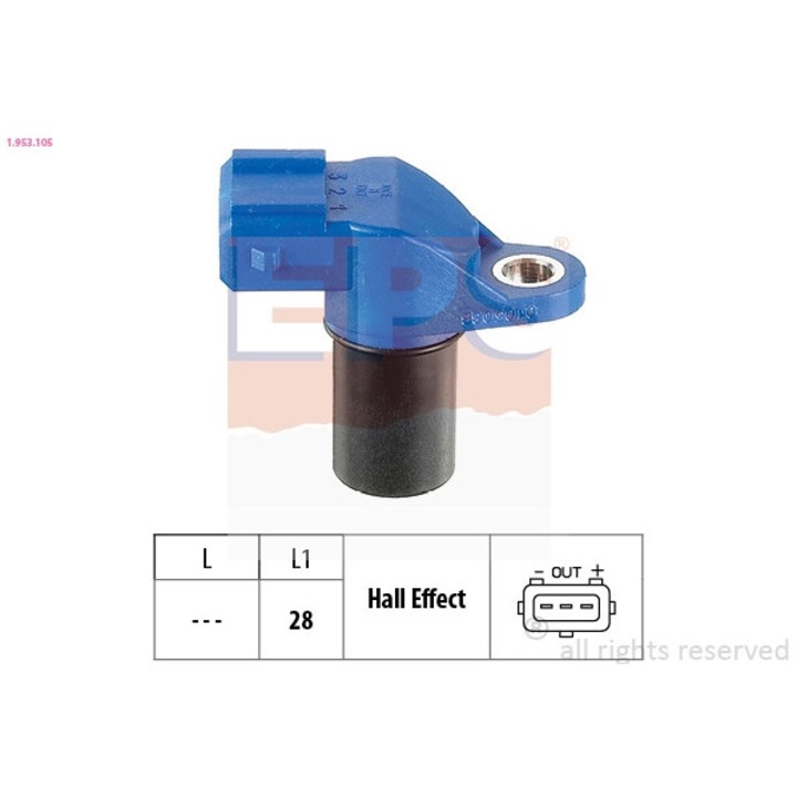 Senzor, Turatie Motor 1.953.105 Citroën Berlingo / Berlingo First/Bx/Saxo/Xantia/Xsara/Zx Peugeot 106 1/106 2/205 1/206