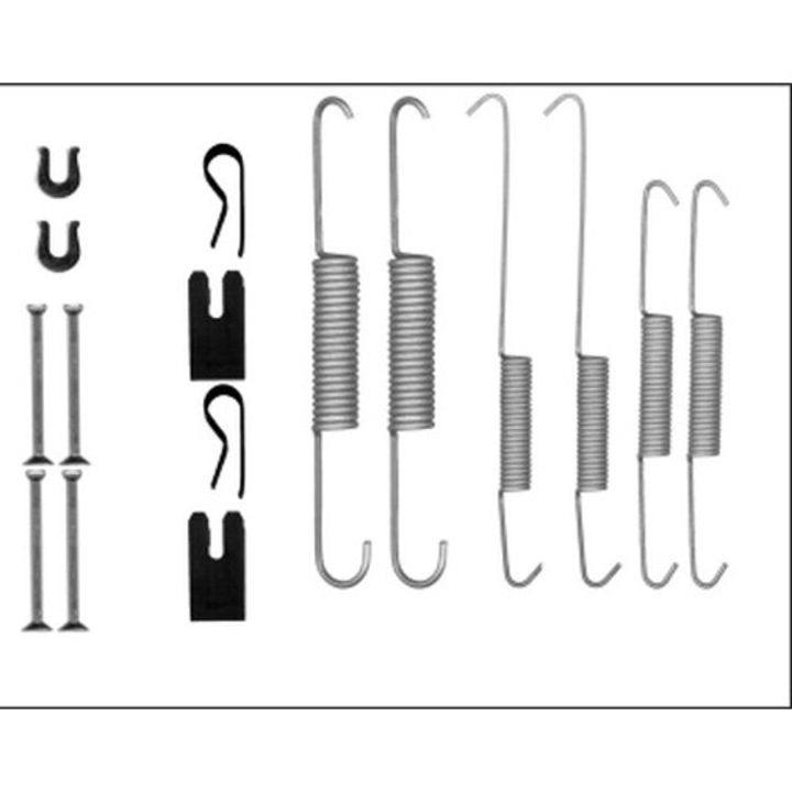 Készlet kiegészítők, féksaru 97040000 Toyota Fortuner/Hilux 7/Hilux 7 Pick-Up/Hilux 8/Hilux 8 Pick-Up